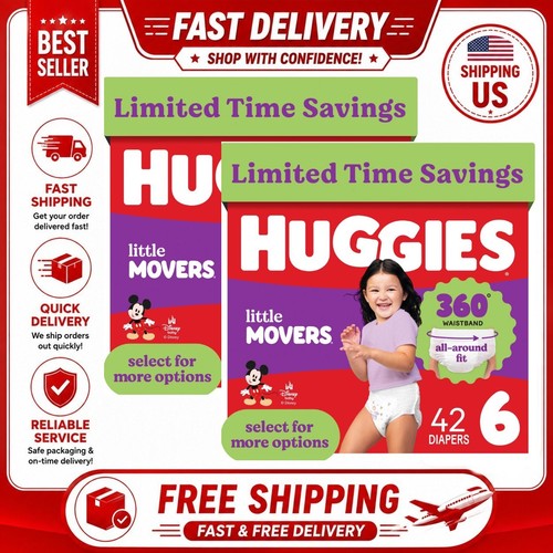 Pack huggies little movers - 2,
