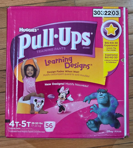 Huggies pull ups 2012 - pull, training