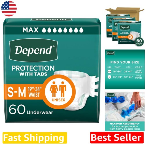 Adult diapers count - s/m, 60