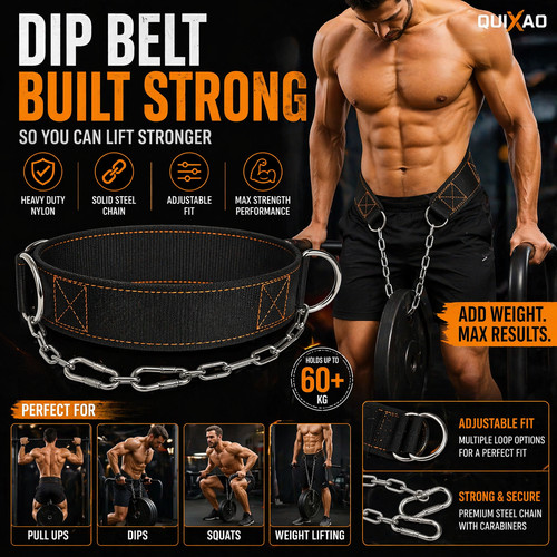Dip belt for weight - for, lifting